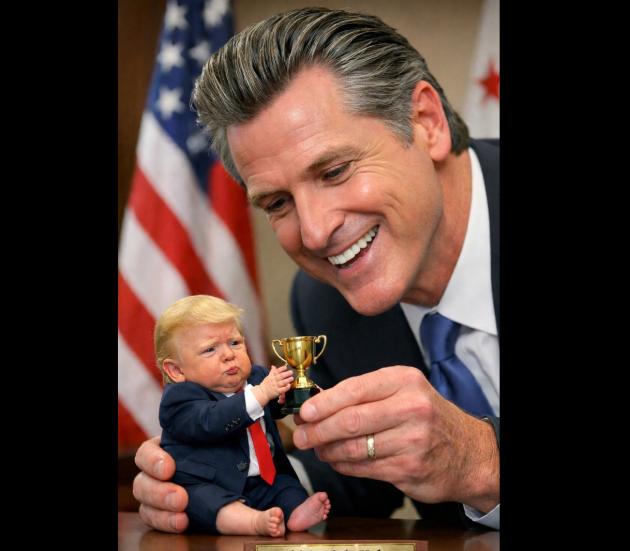 Trump, il governatore della California Gavin Newsom all'Ue: "Il tycoon &egrave; un T-rex, se non smettete di inginocchiarvi vi divorer&agrave;"