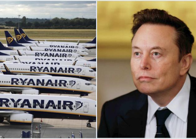 Ryanair spinge per wifi Starlink gratis a bordo, Musk non ci sta e lancia sondaggio: &ldquo;Dovrei comprarla? Ceo Michael O'Leary idiota ritardato&rdquo;
