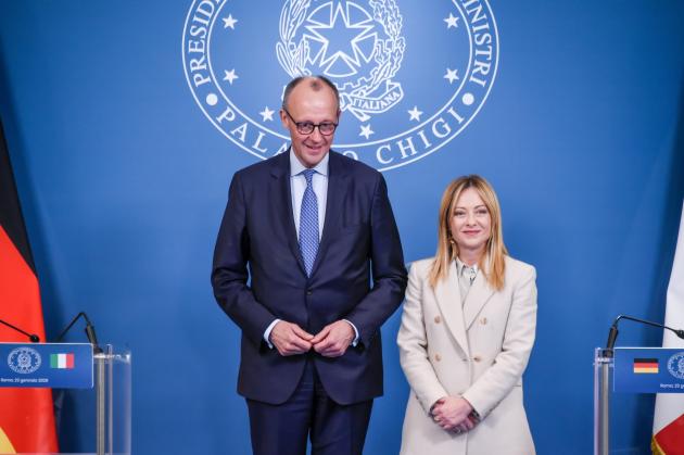 Incontro Meloni-Merz a Roma, premier "tifa" per Trump: "Spero vinca Nobel per la pace" e su Board of peace per Gaza: "Va rivisto"