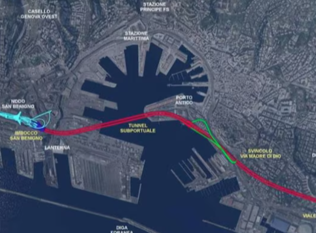 Aspi, pubblicato il bando Ue per tunnel subportuale di Genova; l&rsquo;importo della gara &egrave; di oltre &euro;970 milioni
