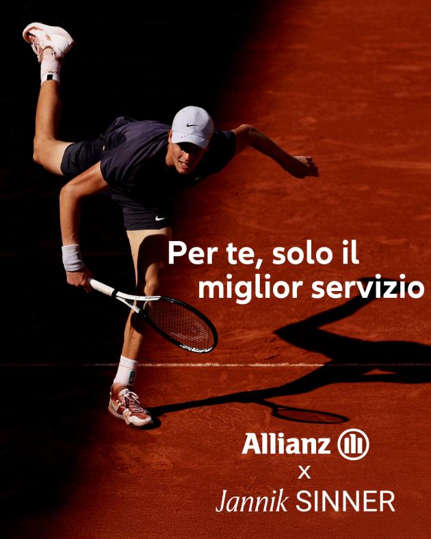 Allianz e Jannik Sinner, firmata partenership globale che amplia l&rsquo;operato del Gruppo nel settore sportivo; il tennista &egrave; Global Brand Ambassador