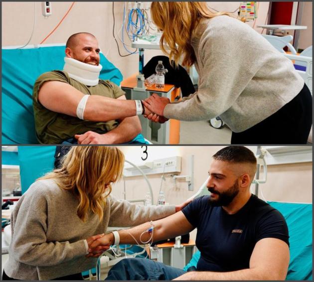 Askatasuna, Meloni visita agente ferito: "Non &egrave; protesta ma tentato omicidio da criminali organizzati", Crosetto: "Combatterli come le BR"