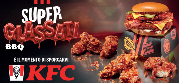 KFC Italia, presentati i Superglassati, la nuova linea di pollo fritto con glassatura estrema in edizione limitata; disponibili dal 3 febbraio