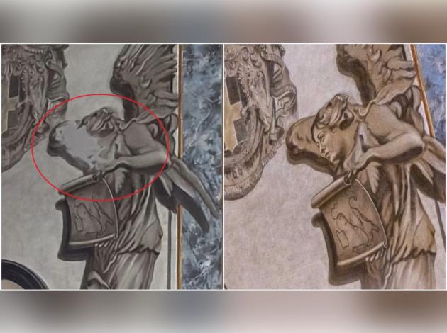 Cancellato il volto dell'angelo della Meloni nella cappella di San Lorenzo in Lucina, restauratore: "Me l'ha detto il Vaticano"