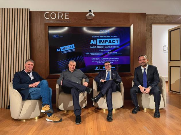 Core, presentato &ldquo;Al Impact&rdquo;, il nuovo libro di Cellini e Ibarra; il 1&deg;incontro del format Core Books organizzato a Palazzo Maccarani Odescalchi