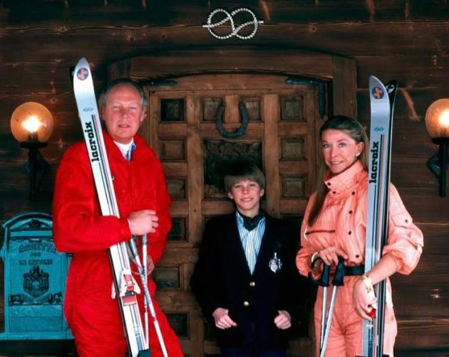 Vittorio Emanuele di Savoia con Marina e Emanuele Filiberto 
