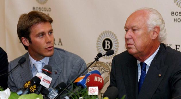 Emanuele Filiberto con il padre Vittorio Emanuele di Savoia 