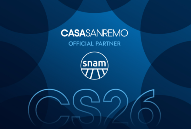 Snam &egrave; partner ufficiale di Casa Sanremo 2026; dal 14 al 28 febbraio eventi, incontri e ospiti internazionali per celebrare il Festival