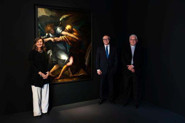 Fiera Milano presenta  la mostra "Lotta di Giacobbe con l'angelo" del Morazzone,fino al  15 marzo  