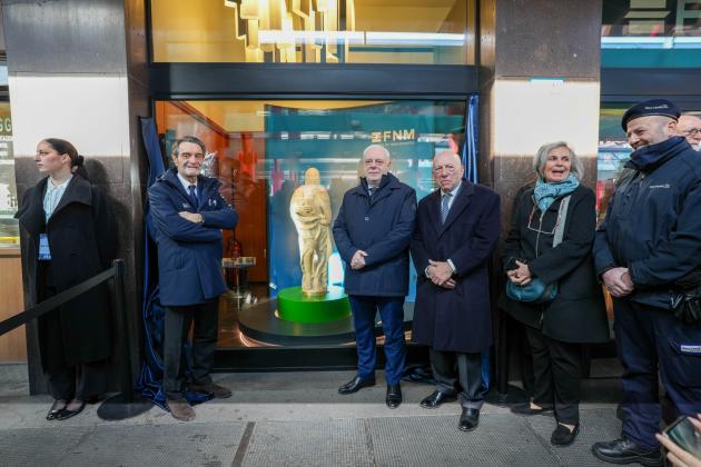 FNM Group adotta e finanzia il restauro della statua "Santo barbuto con Libro", grazie al progetto della Veneranda Fabbrica del Duomo