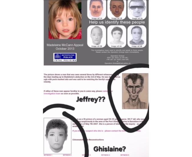 Epstein Files, Maddie McCann