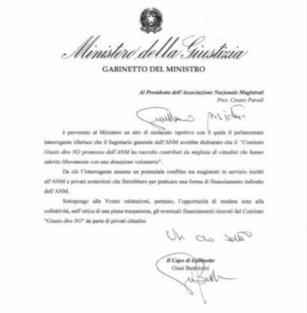 Referendum 2026, ministero giustizia scrive all'Anm chiedendo nomi di finanziatori del Comitato del No, opposizioni: "Atto intimidatorio"