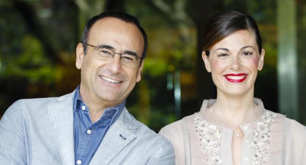 Carlo Conti e Vanessa Incontrada