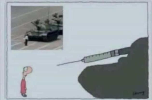 Michael Leunig, vignettista licenziato per una vignetta satirica sul vaccino Covid
