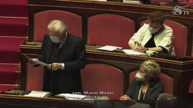 Crisi governo, Monti: "Annuncio mio voto di fiducia"