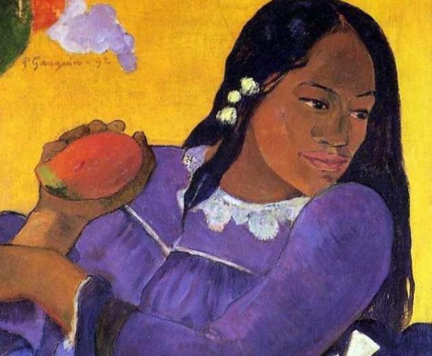Paul Gauguin, Donna con Mango 