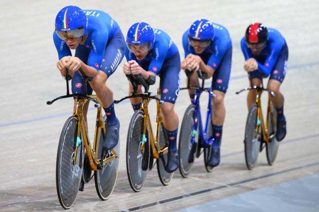 Mondiali ciclismo, Italia argento in inseguimento maschile Il