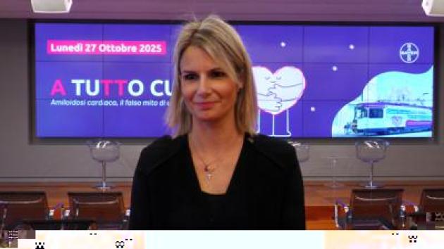 Salute, Genovesi (Bayer Italia): "Fortemente impegnati nella lotta all’amiloidosi cardiaca"