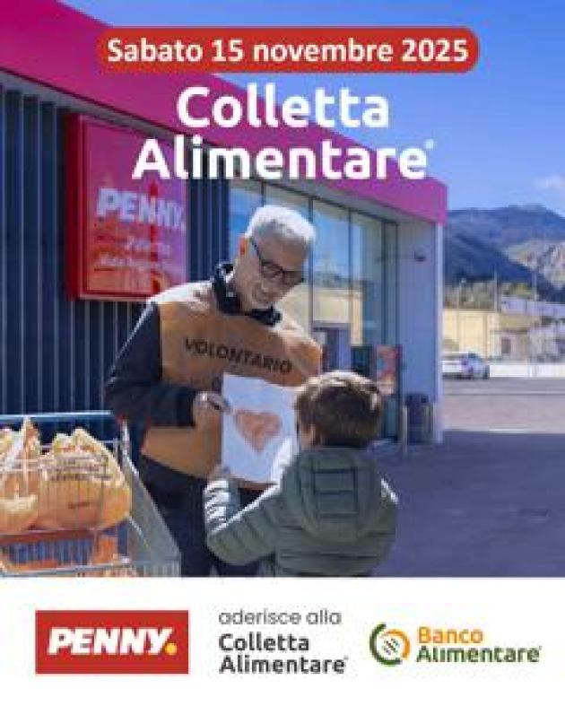 Solidarietà, il 15 novembre Giornata nazionale colletta alimentare in tutti i punti vendita Penny