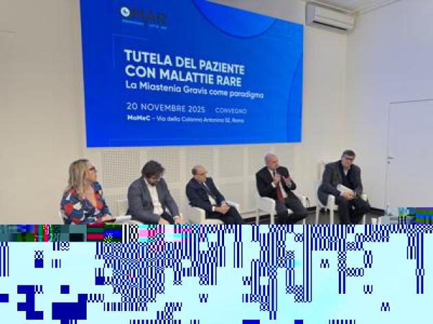 Miastenia, Rettore (Am): "Necessario supporto dopo prima diagnosi"