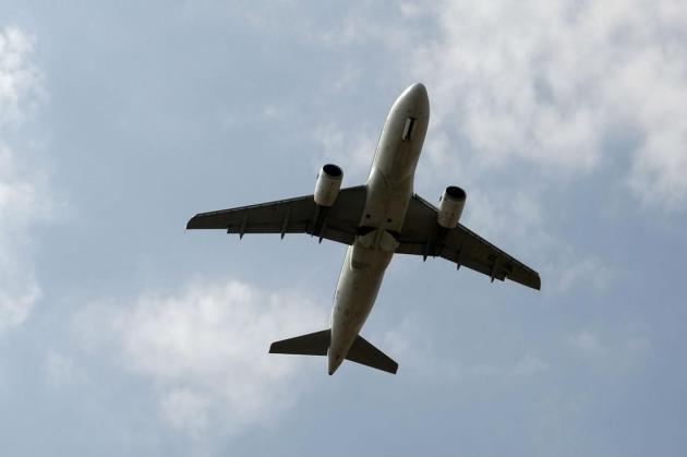 Un aereo in volo