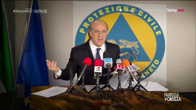 Fratelli di Crozza, il Governatore spartitraffico Zaia spiega il suo piano sanità