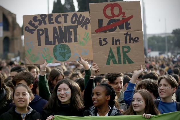 Cambiamento climatico, il 96% dei giovani è spaventato per il futuro del Pianeta