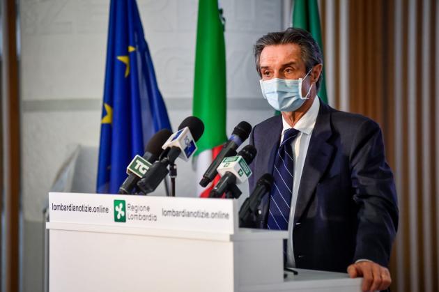 Lombardia zona rossa, Fontana: 'Voglio vedere i dati'