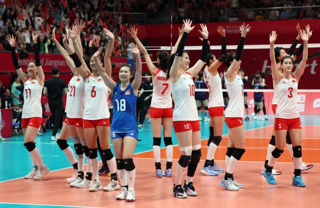 Cina finale di pallavolo femminile ai Giochi asiatici di Hangzhou (1