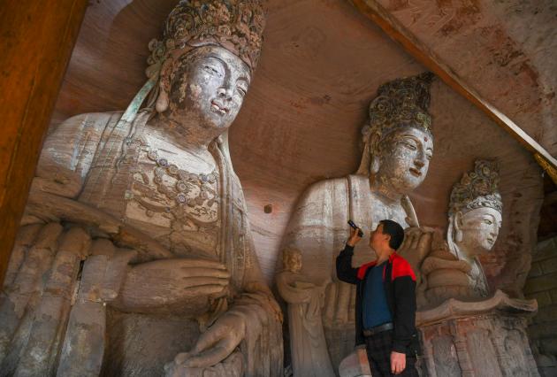 Cina: Incisioni rupestri di Dazu a Chongqing (2)