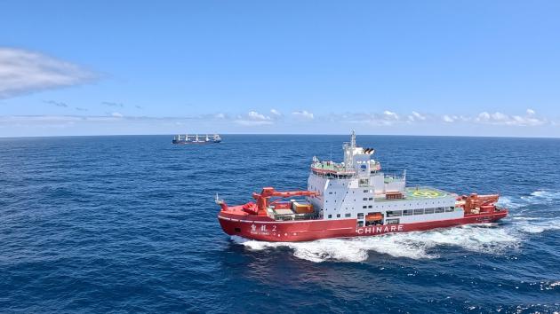 Cina: rompighiaccio Xuelong 2 nella cintura dei venti occidentali (1)