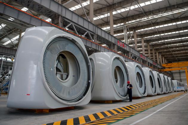 Parco eolico onshore più grande della Cina in produzione a pieno regime