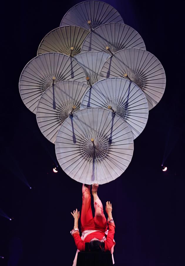 Acrobati cinesi si esibiscono al Cirque Phoenix a Parigi (3)