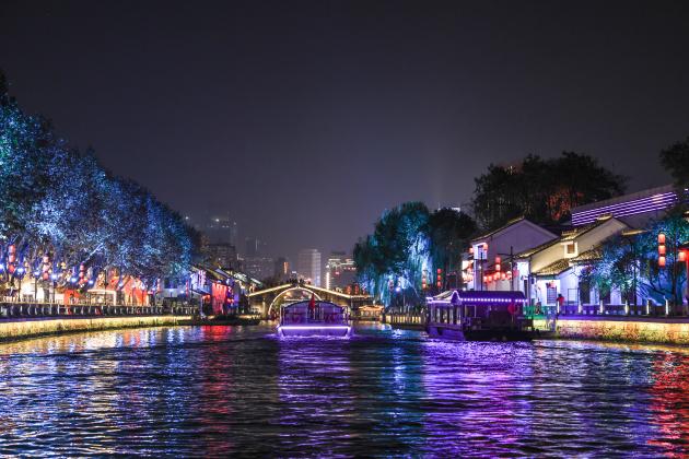 Cina: Jiangsu, Gran Canale a Wuxi (2)