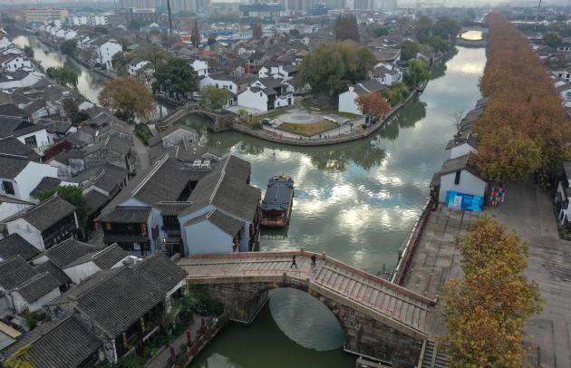Cina: Jiangsu, Gran Canale a Wuxi (1)