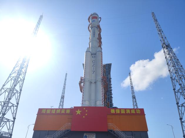 Cina: Hainan, trasferita combinazione Tianzhou-7, razzo Long March-7 Y8