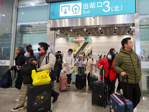 Cina: picco di viaggi al termine della vacanza della Festa di primavera (3)