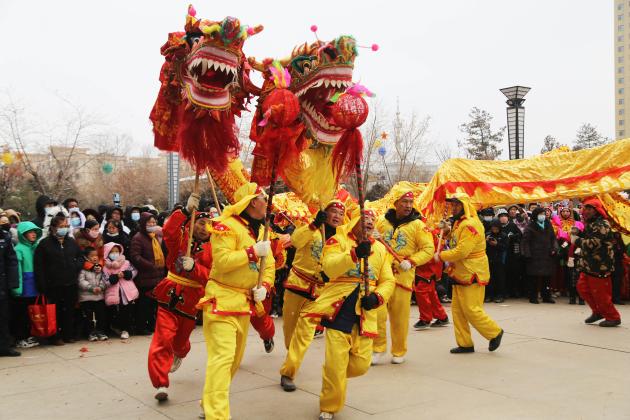 Cina: Gansu, celebrazioni per Festa delle lanterne (2)