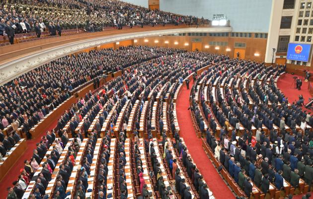 Cina: Pechino, riunione di apertura di seconda sessione 14ma NPC (3)