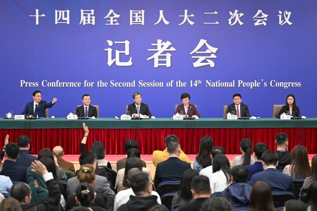 Cina: conferenza stampa sul sostentamento persone della seconda sessione 14ma NPC (2)