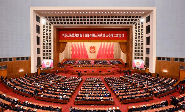 Cina: Pechino, riunione di chiusura di seconda sessione 14ma NPC (2)