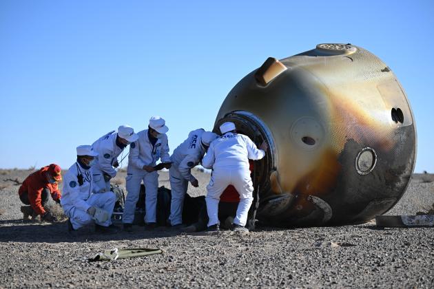 Cina: atterrata capsula di rientro di Shenzhou-17 (2)