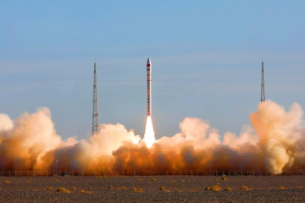 Cina: lancio del razzo vettore CERES-1 da Jiuquan (1)
