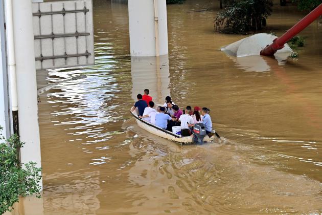 Cina: Guangxi, inondazioni nella città di Liuzhou