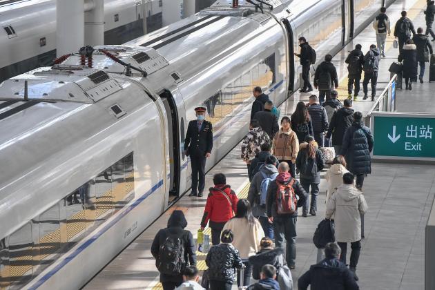 Cina: traffico ferroviario supera 4 mld passeggeri a gen-nov