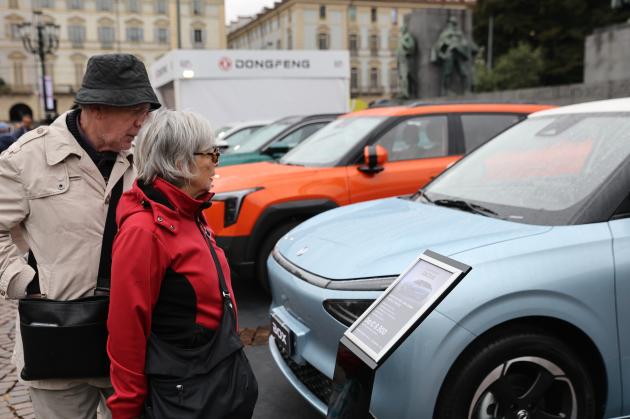 Italia: auto in esposizione al Salone dell'auto di Torino 2025 (1)