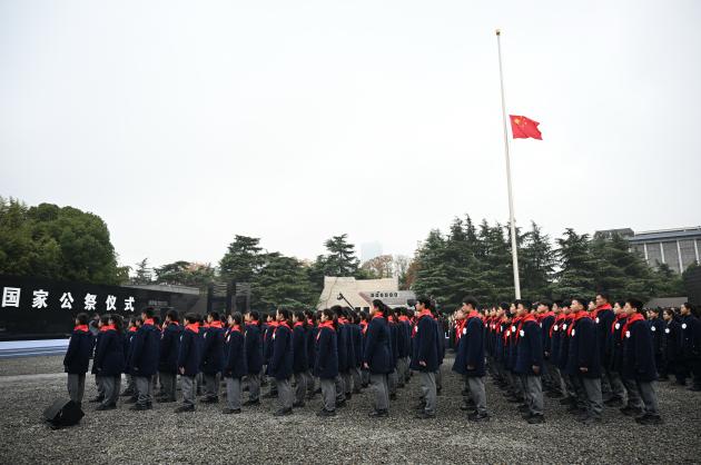 Cina: cerimonia nazionale in memoria delle vittime del Massacro di Nanchino (1)
