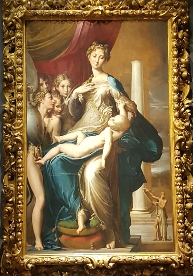 Parmigianino,  Madonna dal collo lungo, Gallerie degli Uffizi, Firenze