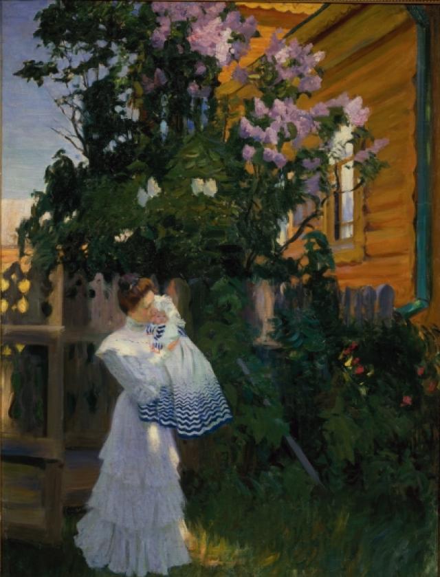 Boris Kustodiev Lill  Russian Museum,  St. Petrobrugo