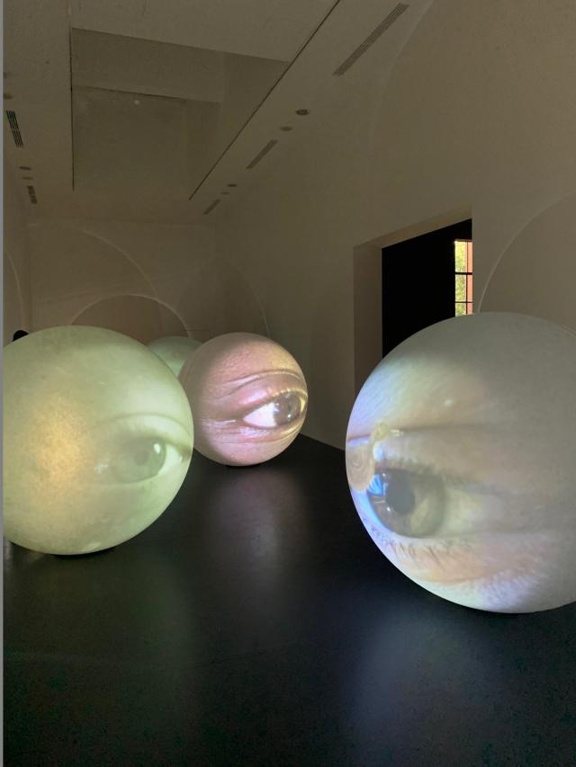 Tony Oursler, Mirror Maze,2003